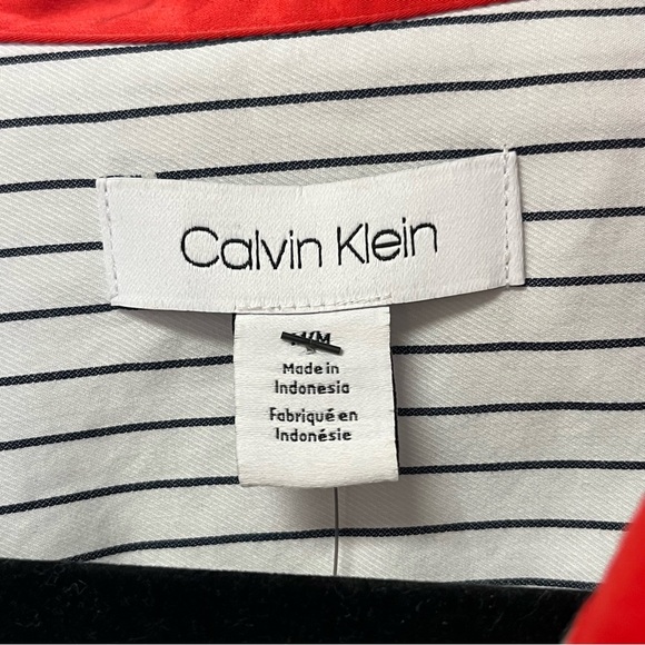 CALVIN KLEIN STRIPED BUTTON DOWN - Picture 3 of 4